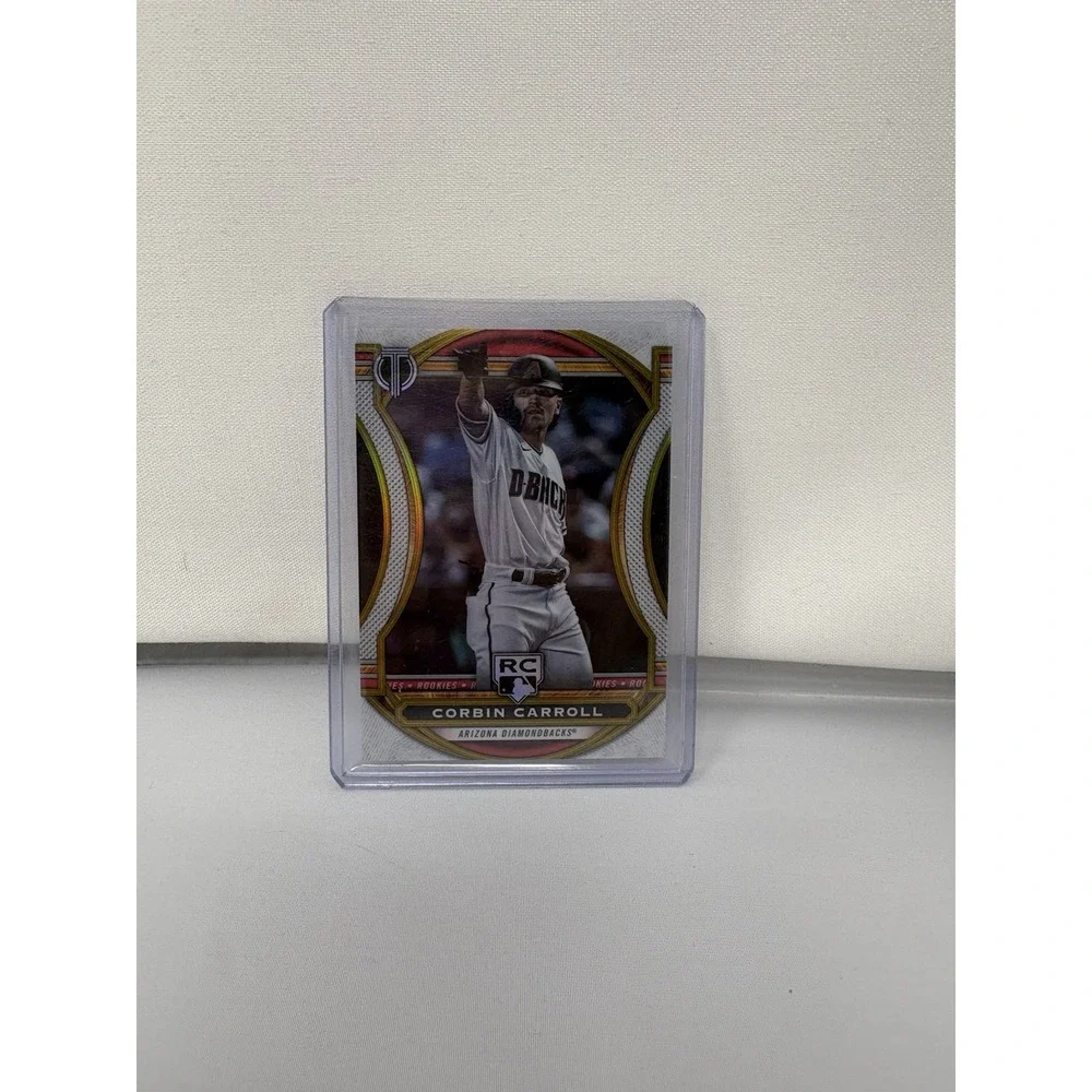 2023 Topps Tribute - Rookies Corbin Carroll #97 Orange /75 (RC)